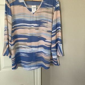 Chico’s Spring/Summer Top. New, Chico’s Size 3